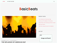 Tablet Screenshot of basicbeats.net